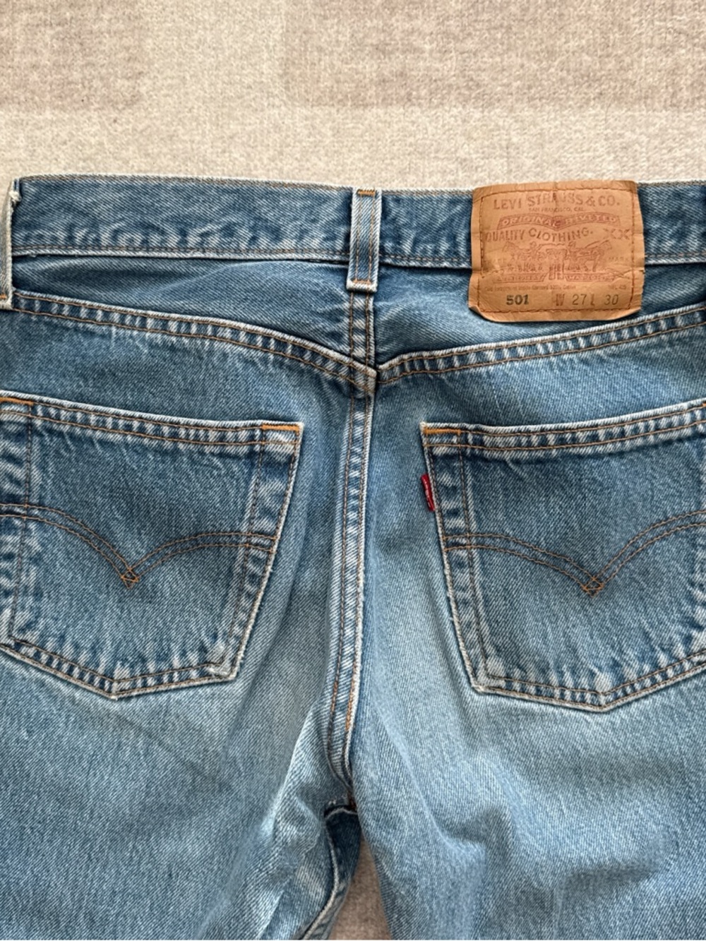 Levi's 501 Women's Straight Jeans - Light Blue Denim